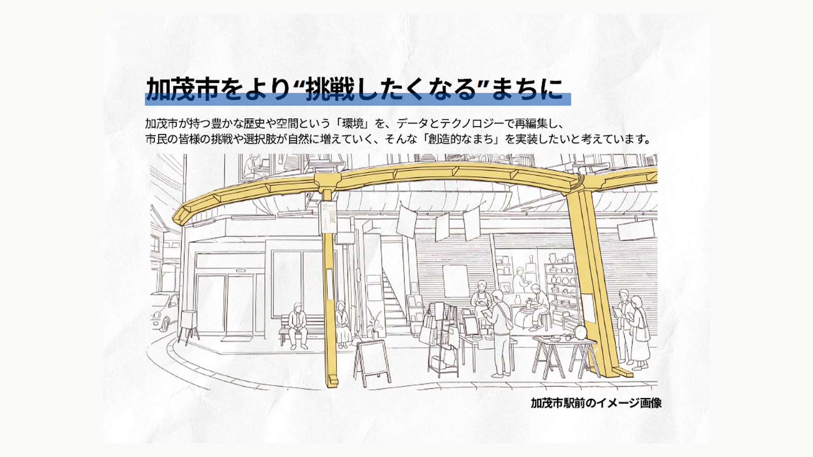 加茂市駅前のイメージ画像